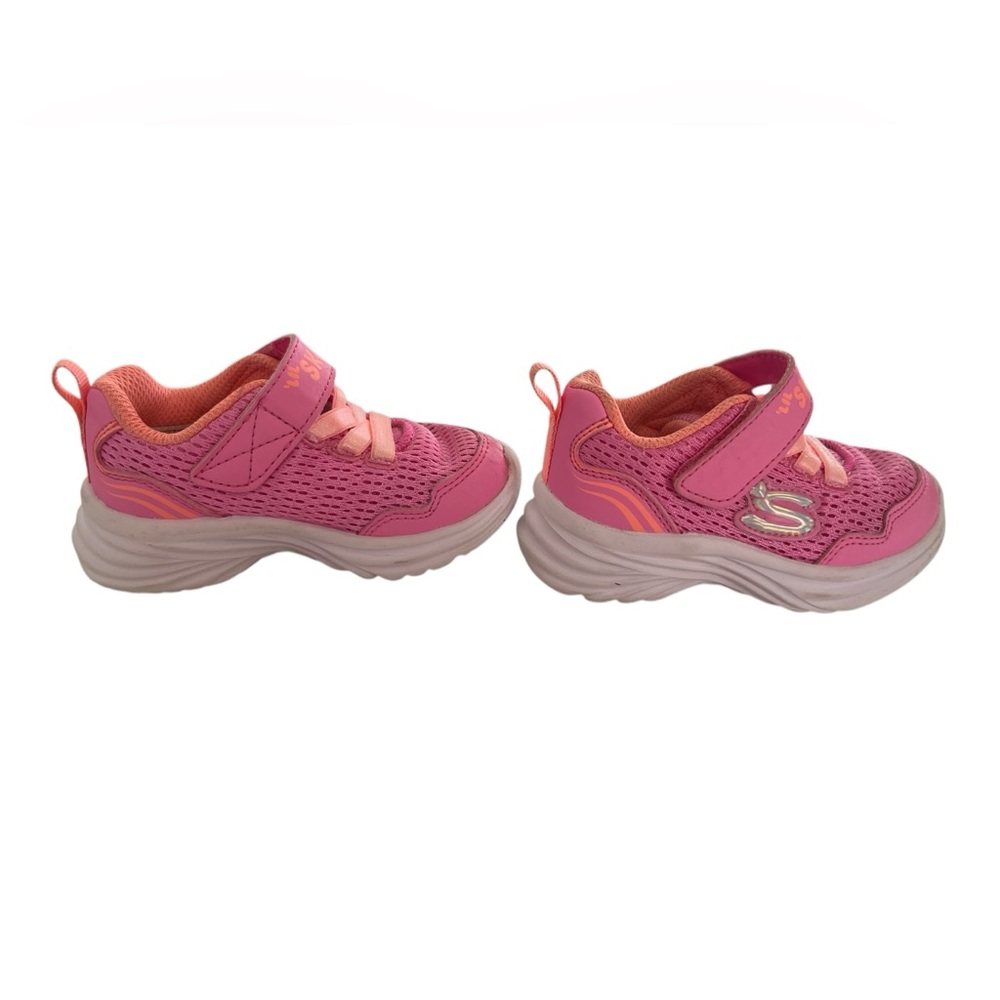 Skechers Toddler Girl Shoe Size 5 Pink - Picture 6 of 7